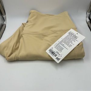 lululemon Align Pant 25” with Pockets Tan Size 14 NWT